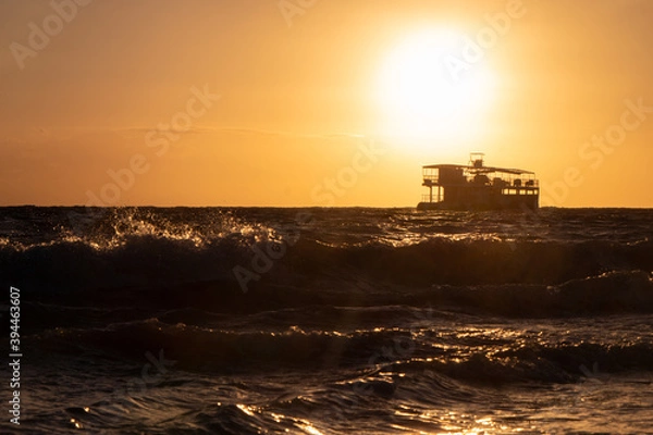 Obraz sunset over the sea