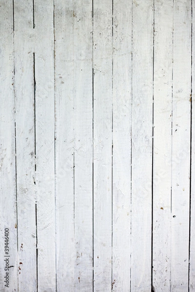 Obraz Weathered white wood