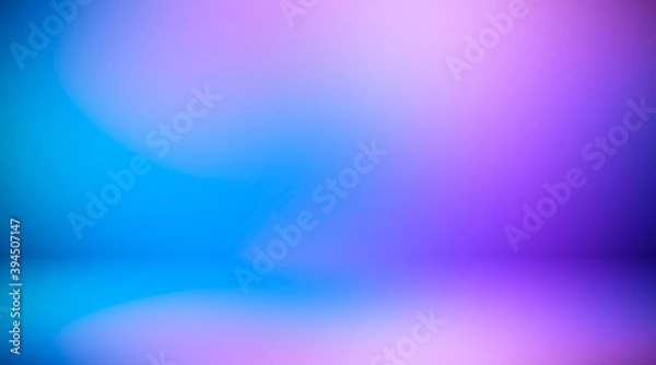 Obraz Purple empty room. Blurred background 3d. Abstract lilac background. Studio.