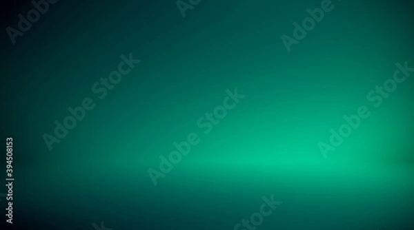 Obraz Turquoise green room 3D. Background