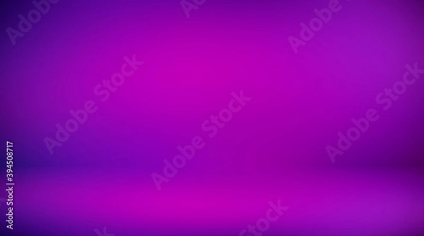 Obraz Purple empty room. Blurred background 3d. Abstract lilac background. Studio.