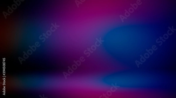 Fototapeta Purple empty room. Blurred background 3d. Abstract lilac background. Studio.
