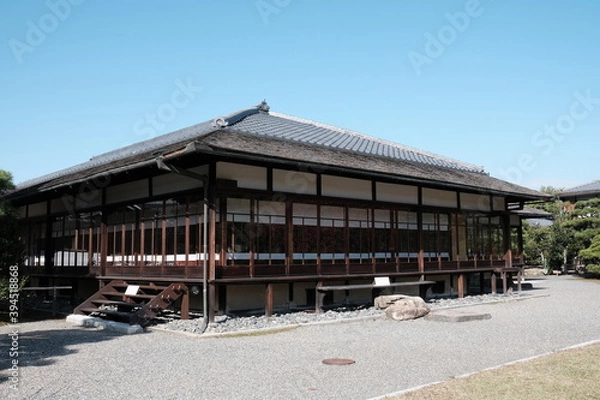 Fototapeta 渉成園の建物