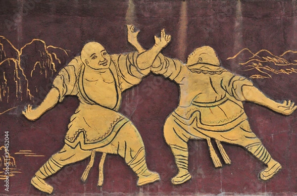 Fototapeta Old Monk shaolin