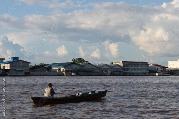 Obraz boats on the river