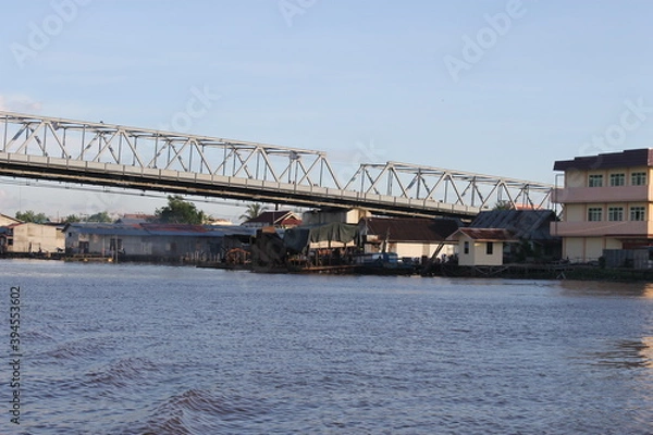 Fototapeta bridge over the river thames