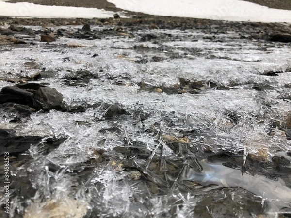 Obraz river in winter