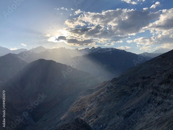 Obraz sunrise in the mountains