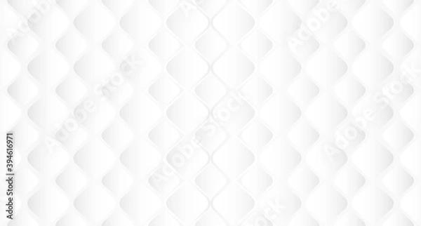 Fototapeta Abstract.  Embossed shape white background. light and shadow. copy space .Vector.