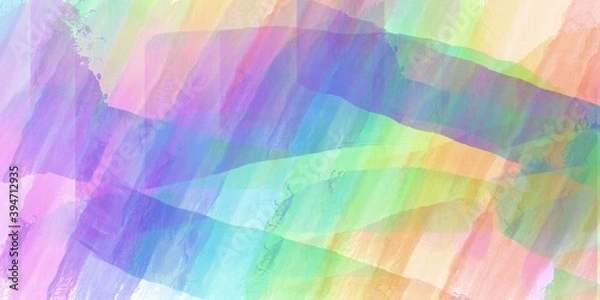Obraz Beautiful rainbow color on white background. Colorful backdrop for decorating, wallpaper, fabric and etc.