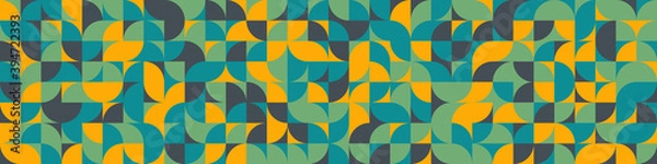 Fototapeta Abstract Geometric Pattern generative computational art illustration