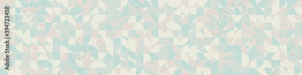 Fototapeta Abstract Geometric Pattern generative computational art illustration