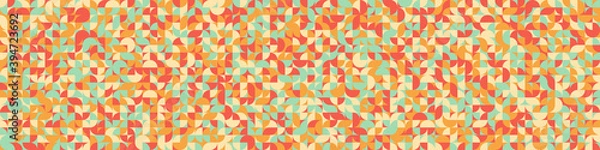 Fototapeta Abstract Geometric Pattern generative computational art illustration