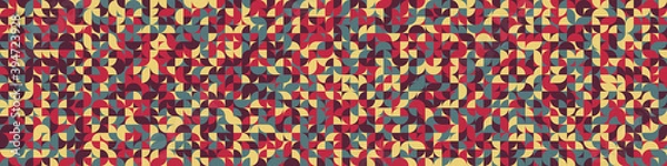 Fototapeta Abstract Geometric Pattern generative computational art illustration