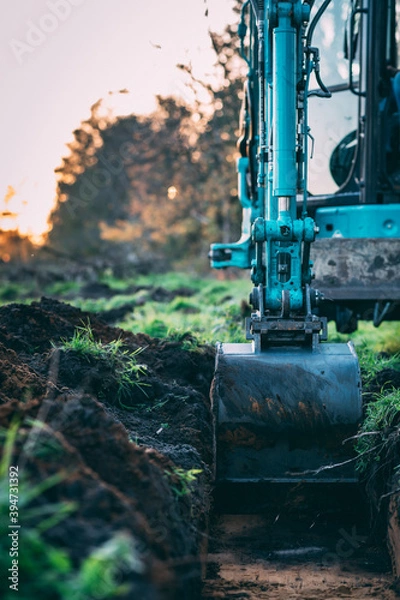 Obraz industrial machinery at work