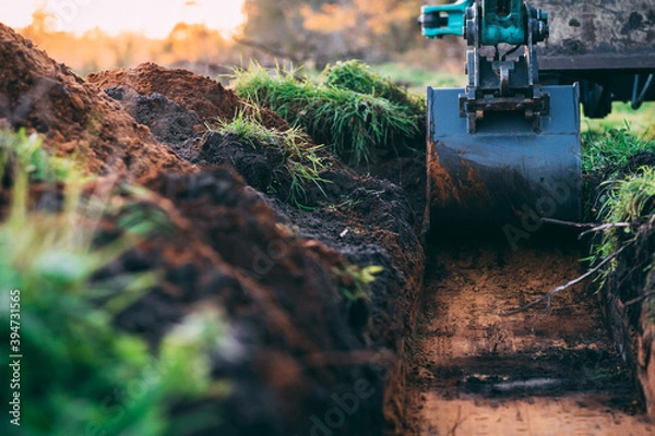 Obraz industrial machinery at work