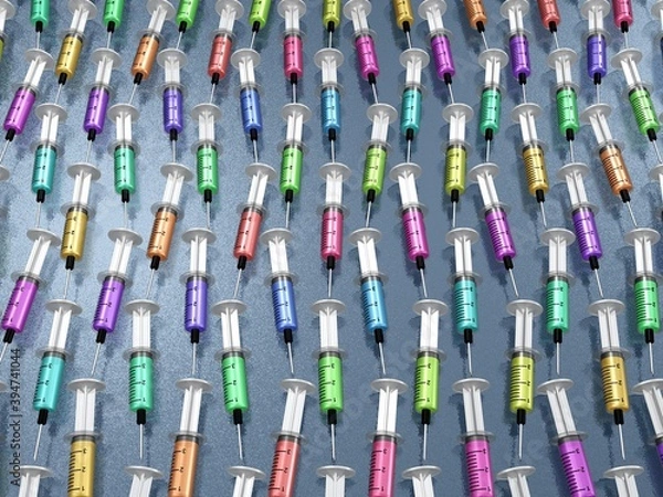 Obraz viele Spritzen