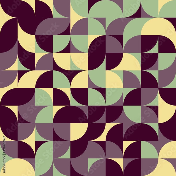 Fototapeta Abstract Geometric Pattern generative computational art illustration