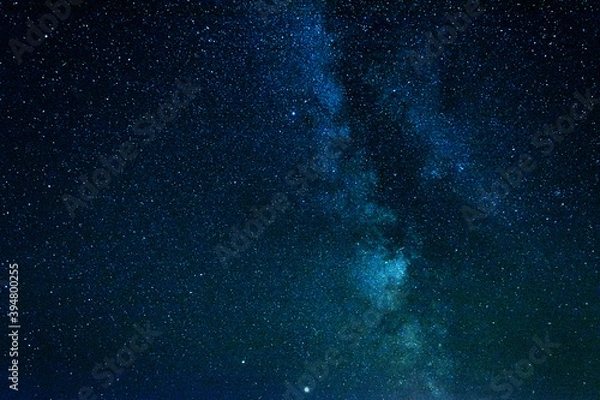 Obraz Clear night sky with milky way and huge amount of stars.