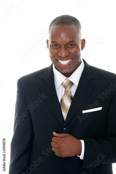 Obraz Business Man in Black Suit 1