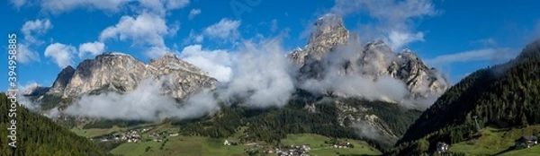 Obraz Panorama Valley Corvara Alto Adige