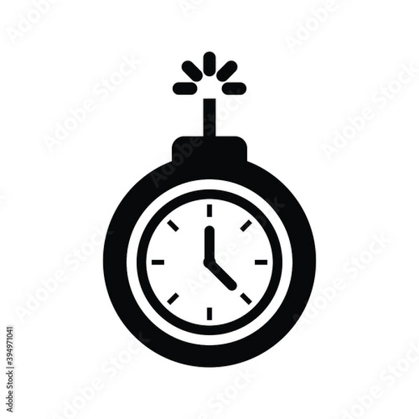 Obraz time and deadlines Vector icon