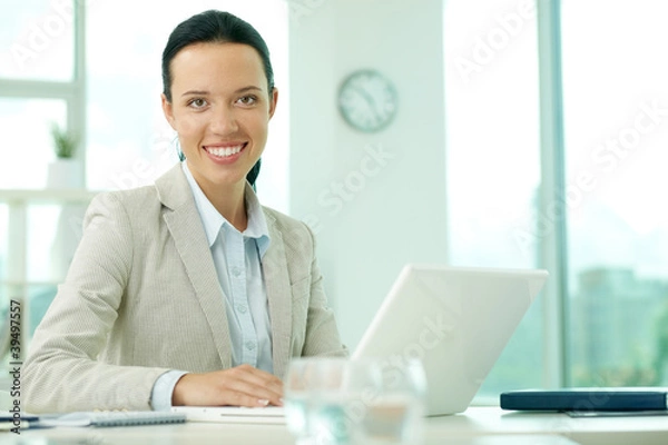 Fototapeta Secretary at work