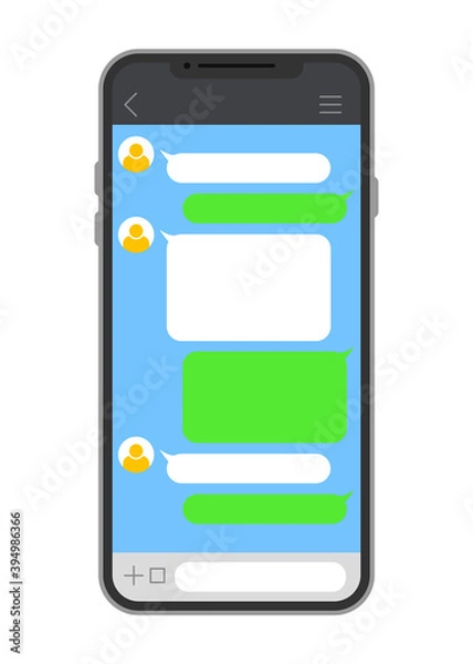 Obraz メッセージアプリの画面