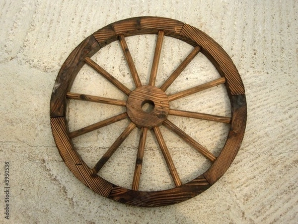 Obraz Wooden wheel
