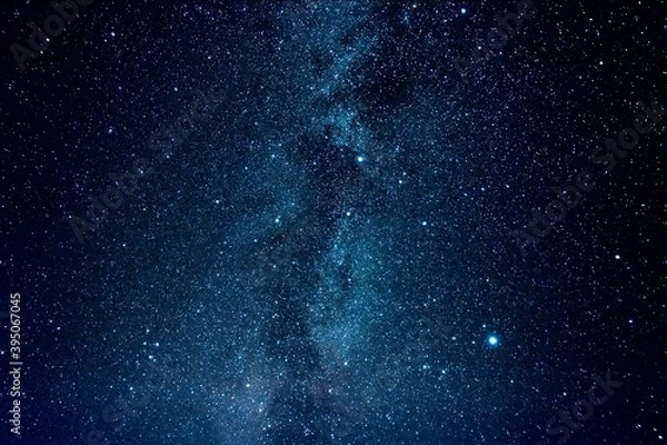 Obraz Clear night sky with milky way and huge amount of stars.