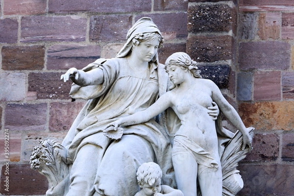 Fototapeta Donauquelle in Donaueschingen