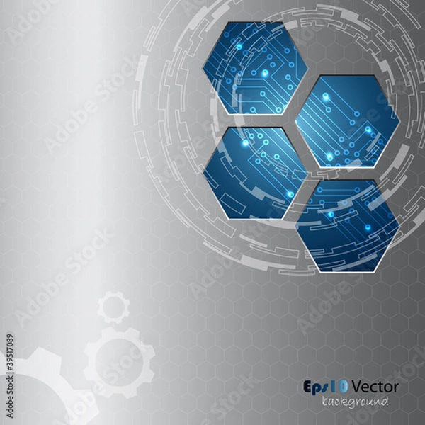 Obraz Abstract technology background