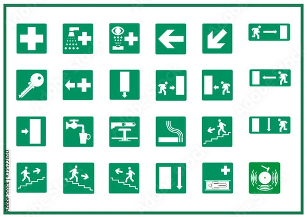 Obraz Rettungszeichen