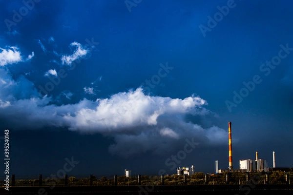 Obraz smoke from a chimney