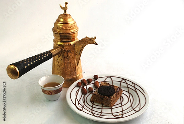 Obraz coffee cup and coffee beans