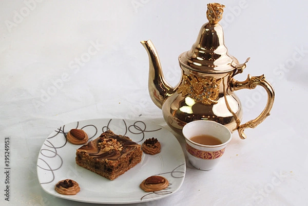 Obraz coffee cup and coffee beans