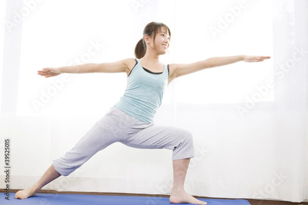Obraz ヨガのポーズをしている女性