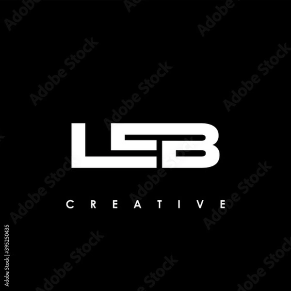 Obraz LEB Letter Initial Logo Design Template Vector Illustration