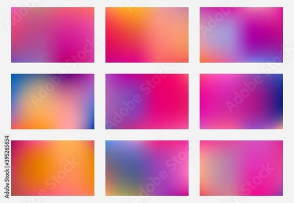 Fototapeta modern minimalistic color blend gradient background