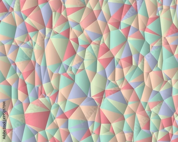 Fototapeta Abstract polygonal style background made of geometric triangles shapes