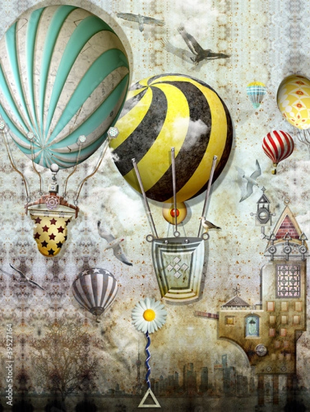 Fototapeta Balloon race