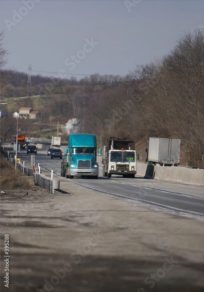 Obraz trucks on the highway