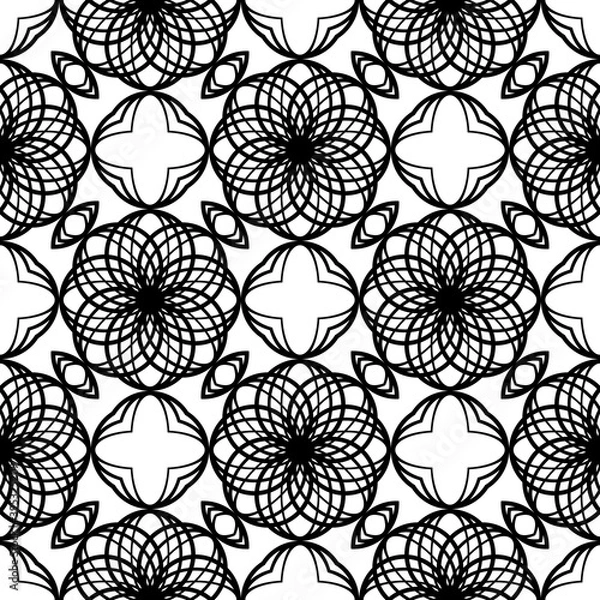 Fototapeta Design seamless decorative pattern