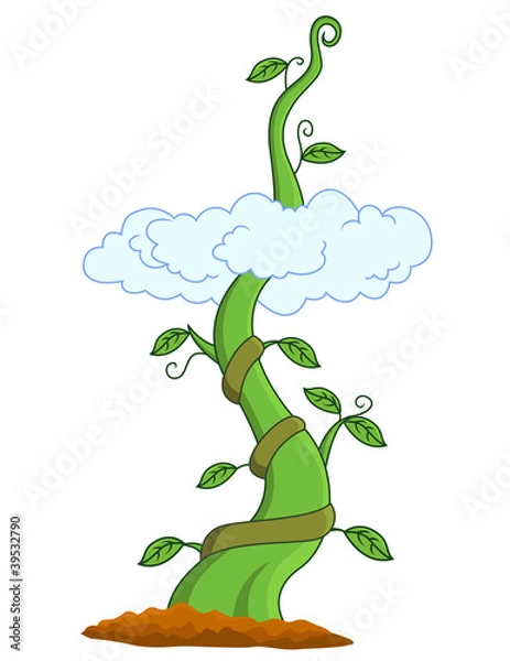 Obraz Vector Illustration Of Beanstalk