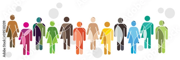 Obraz Koncepcja różnorodności człowieka