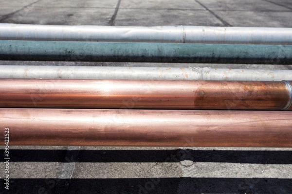Obraz copper pipes