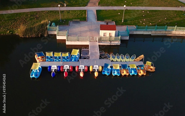 Obraz paddle boats