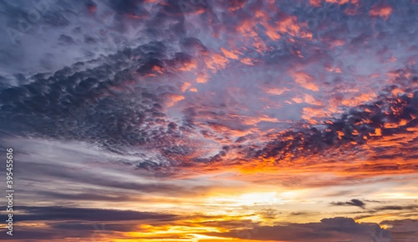 Obraz Dramatic sky, perfect for sky replacement, backgrounds, screen saver or any other application