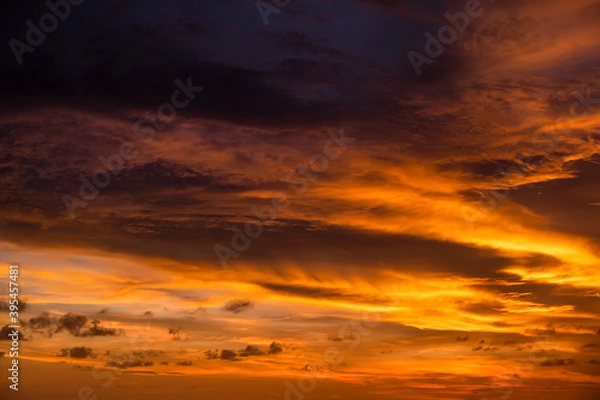 Fototapeta Dramatic sky, perfect for sky replacement, backgrounds, screen saver or any other application