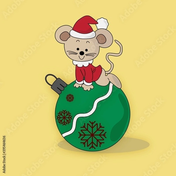Obraz christmas mouse